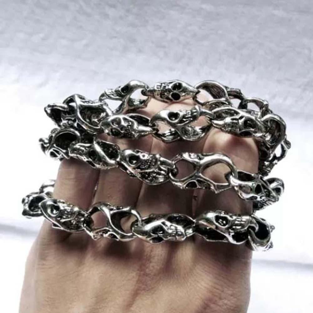 Coole Herren Jeans Kette Y2K Punk Zink Zinklegierung Taillen Dekor Vintage Totenkopf Hosenkette Geschenk