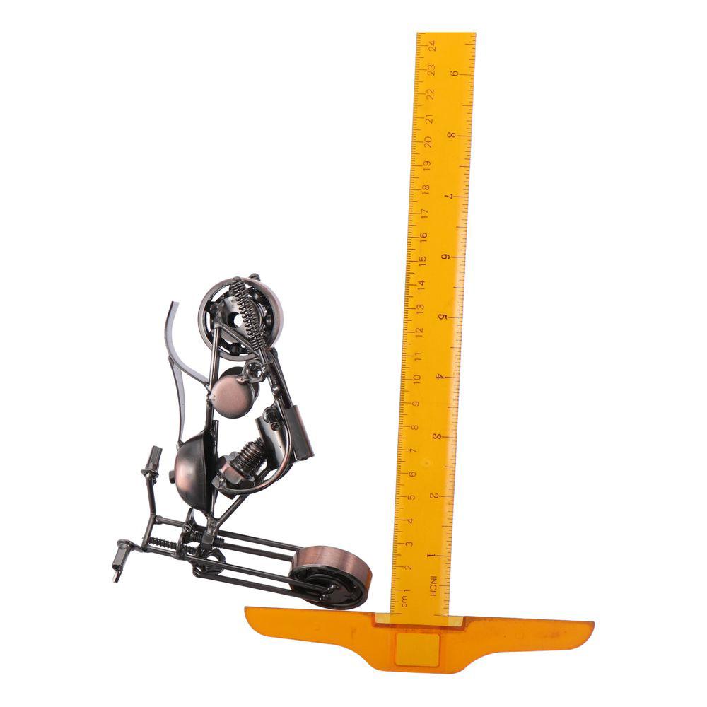 Metal Motorcycle Model Bronze Vintage Motorcycle Sculpture Unique Multifunctional Decoration Mini Motorcycle Motorcycle Lovers