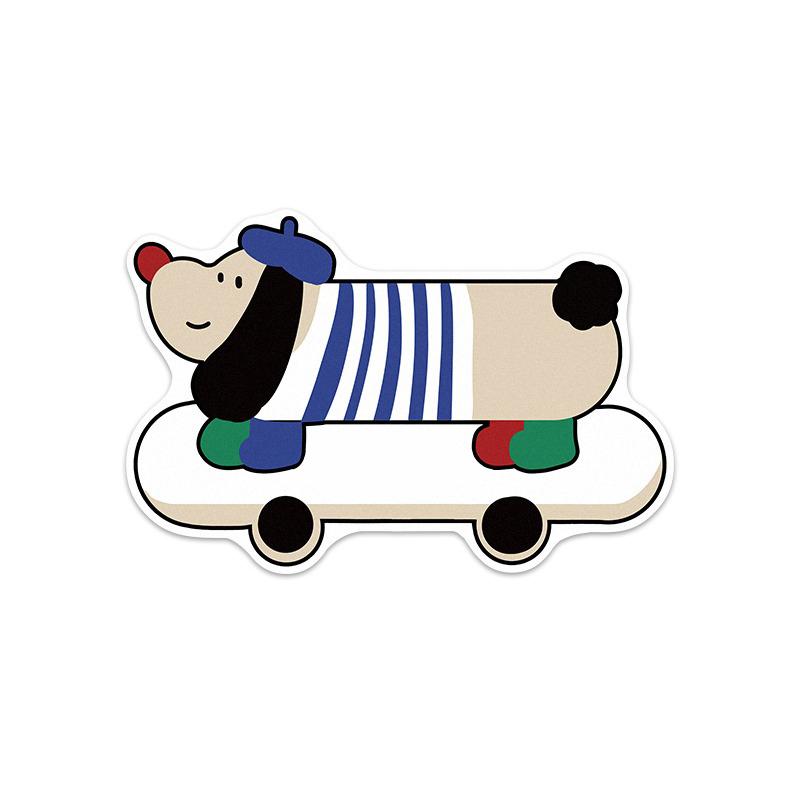 Dachshund Bathroom Floor Mat Absorbent Non-slip Carpet Soft Diatom Mud Quick-drying Foot Mats Cute Home Decoration Rug Toilet