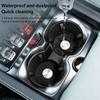 2Pcs Anti-Slip Silicone Car Coaster Cup Holder Leak-Proof Pad For Citroen C3 C5 C5X C4 e-C4 X e-C3 C-Elysee Berlingo C1 C1 C6 C2