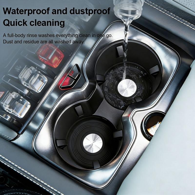 2Pcs Anti-Slip Silicone Car Coaster Cup Holder Leak-Proof Pad For Citroen C3 C5 C5X C4 e-C4 X e-C3 C-Elysee Berlingo C1 C1 C6 C2
