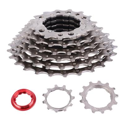 ZTTO Road Bike Freewheel Cassette Sprocket 8 Speed 11-25T Bicycle Replacement Accessory