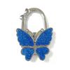 Large Matte Butterfly Hanging Bag Hook - Foldable Women's Bag Buckle & Portable Table Edge Hook for Luggage Accessories.