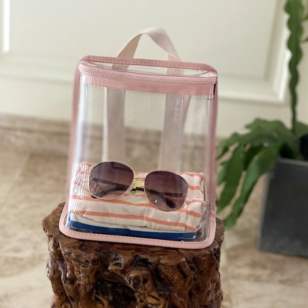 PVC Organizer Clear Kids Backpack Visible Beach Waterproof Backpack  for Outdoor Sports