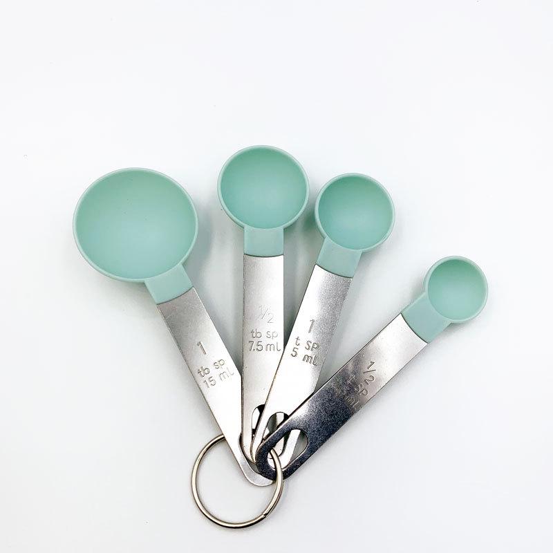 8-Piece Kitchen Measuring Spoon & Cup Set with Stainless Steel Handles