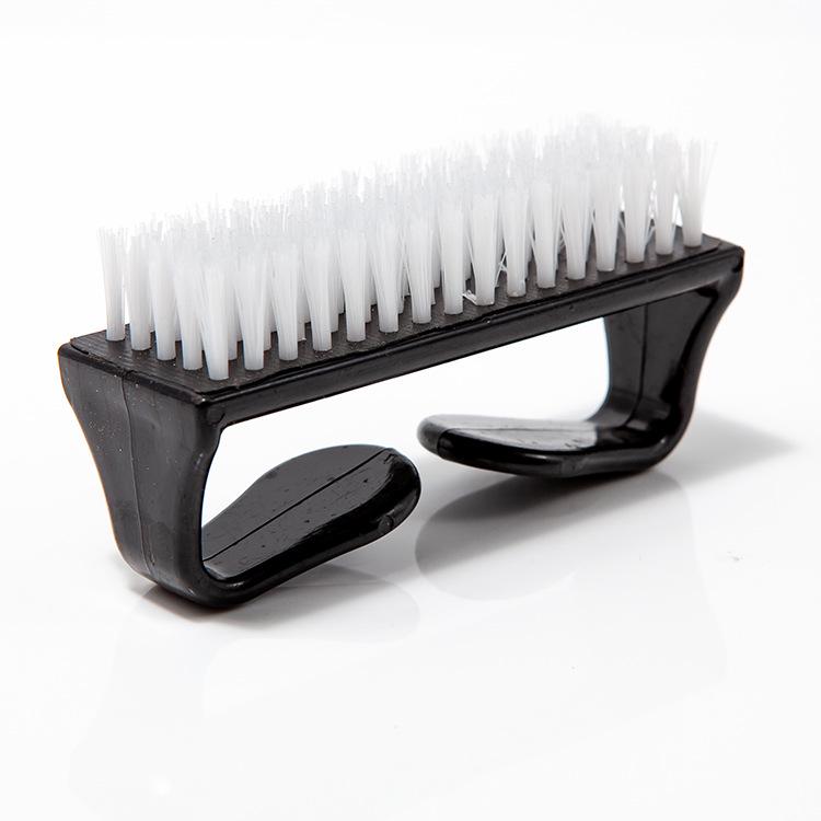 Нейл-арт Большая пластиковая роговая кисть для пыли и инструмент для чистки чёрный
