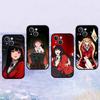 Kakegurui Jabami Yumekos Schwarze Handyhülle, passend für iPhone 17, 16, 15, 11, 13, 14 Pro Max, Plus, X, Xr, Xs Max, 13 Mini