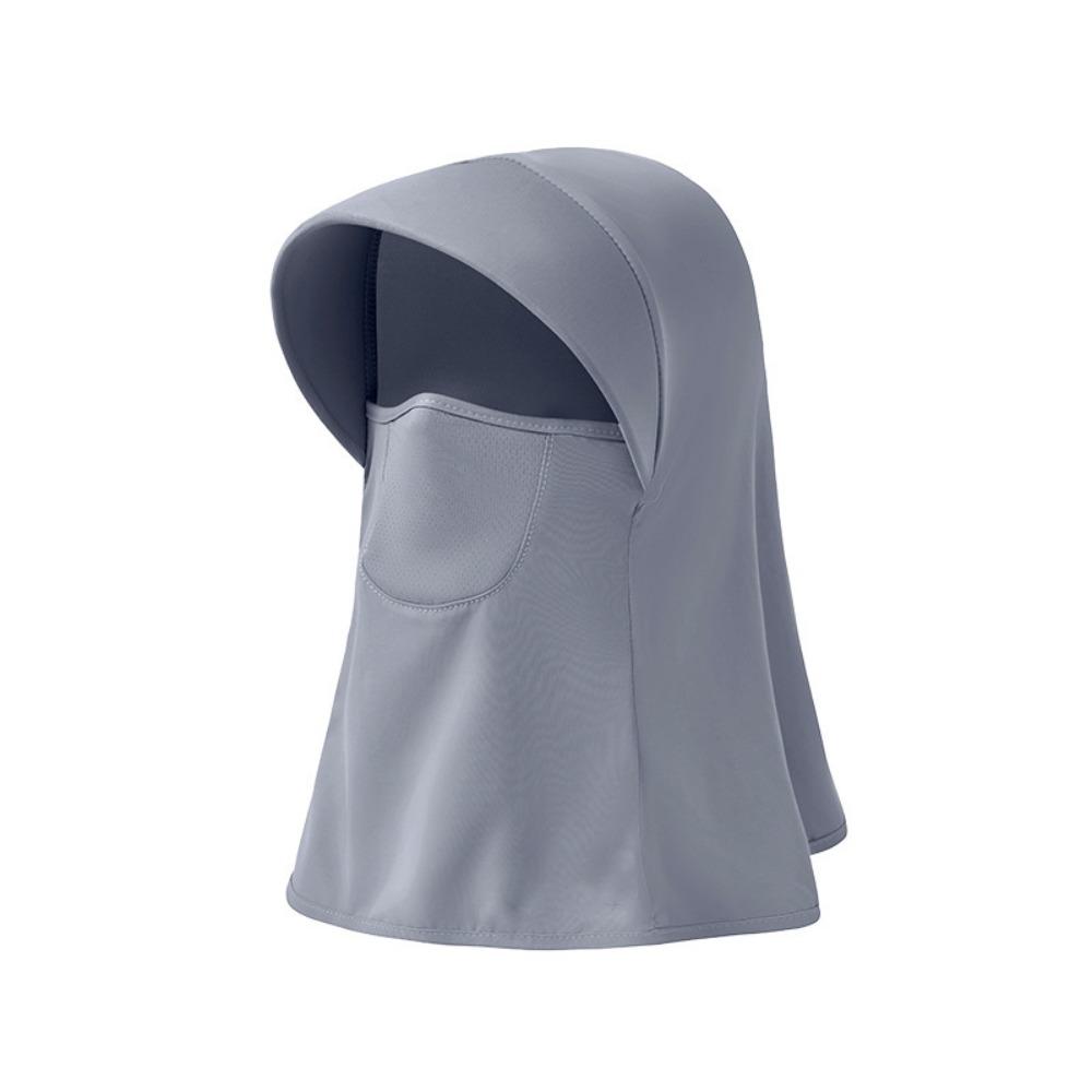 Dustproof Ice Silk Mask UV Protection UV Protection Veil Thin Sunscreen Face Cover  Riding