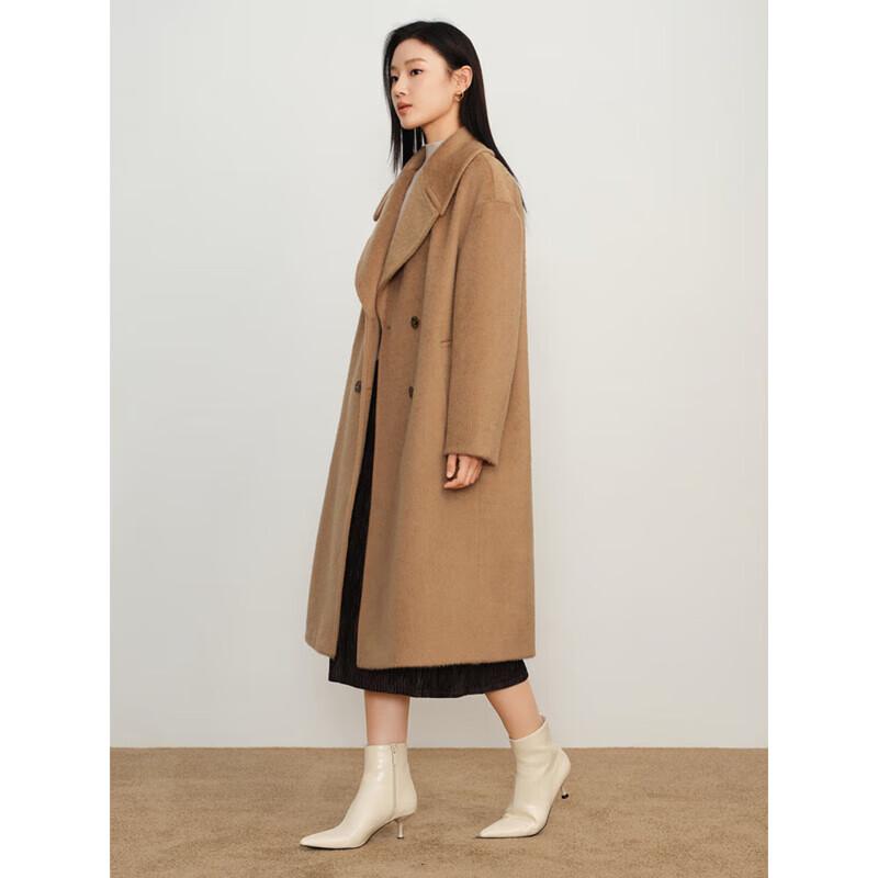 

Женское двубортное длинное пальто JZ Anna K из смесовой шерсти M