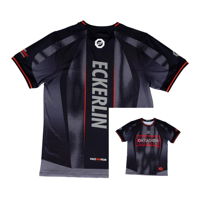 Maglia da Combattimento MMA Asciugatura Rapida Traspirante Manica Corta T-shirt Sportiva da Uomo Estate Palestra Boxe Jiu-jitsu Allenamento Abbigliamento Sportivo