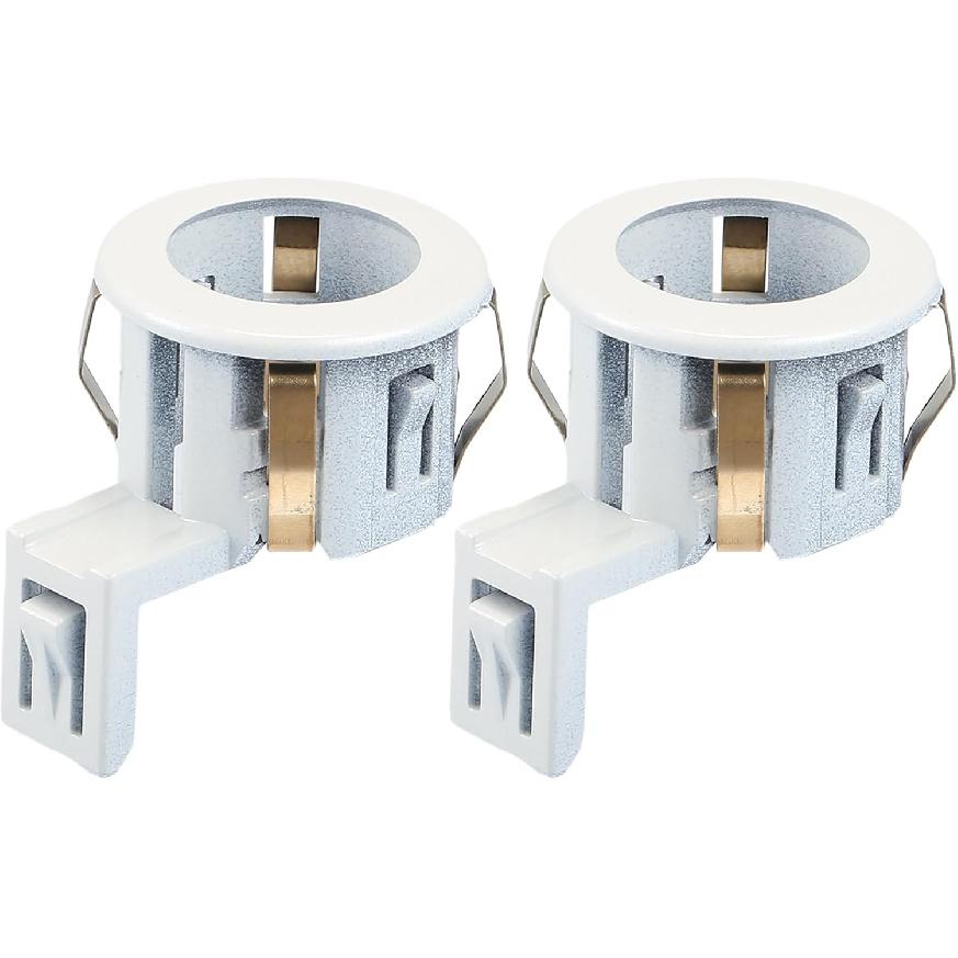 2 Pcs Parking Sensor Retainer Holder Compatible for Honda Odyssey 2011-2017, Durable Plastic White Backup Parking Aid Assist Sensor Bracket 2