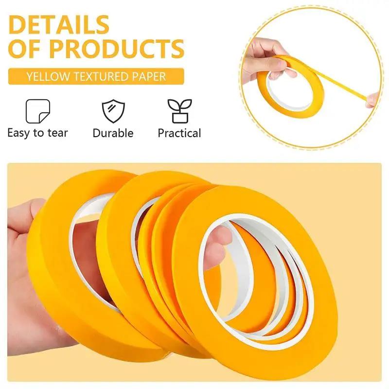3/4/9 Rolls Model Masking Tape Fine Line DIY Cover Tape for Hobby Model Paint ToolPinstriping Tape 3