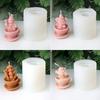 Festival Silicone Candle Mold Christmas Party Supplies Holiday Ornament Molds Suitable for Party and Home Decorations