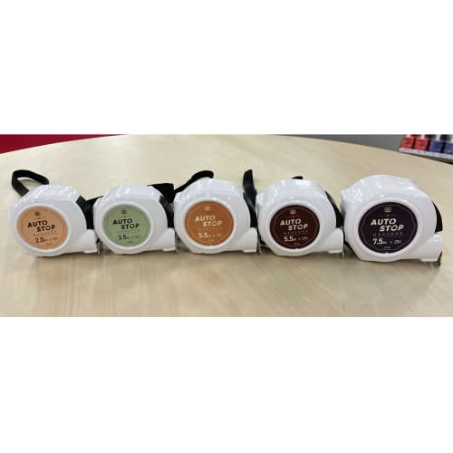 SK11 Auto-Stop Conveyor Design Tape Measure, JIS Class 1, 25mm Wide x 7.5m Long, SDM-2575AS