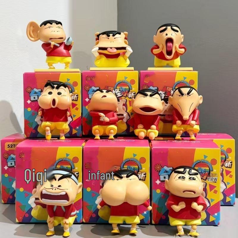 Crayon Shin-chan Blind Box Figure: Trendy Desk Ornament & Birthday Gift