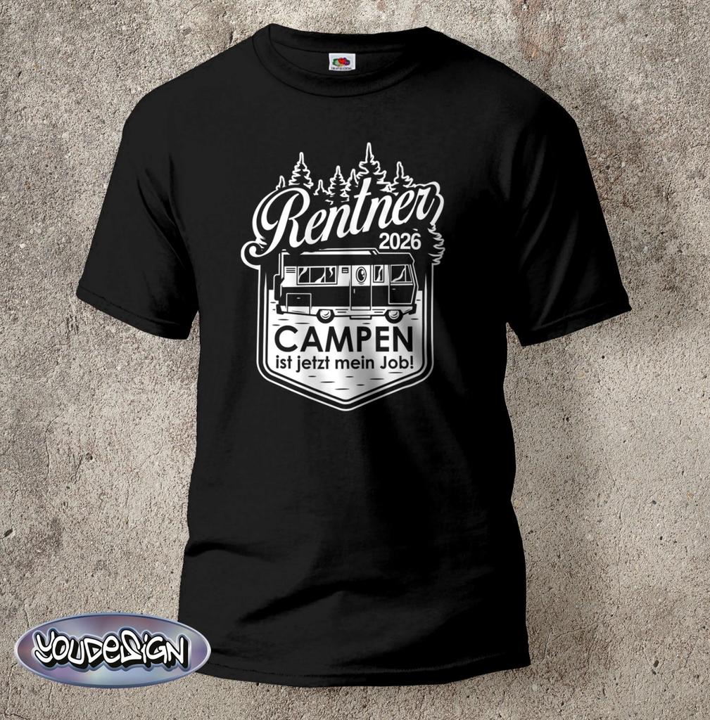 Retired 2026 Shirt Retirement Grandad Retirement Men's T-Shirt Cult Camping Job S-5XL