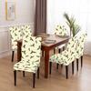 Milk-Silk Chair Cover Ins Style Printed Soft Dustproof Non-Slip Decorative Dining Cover Modern Minimalist Home Chair Protector
