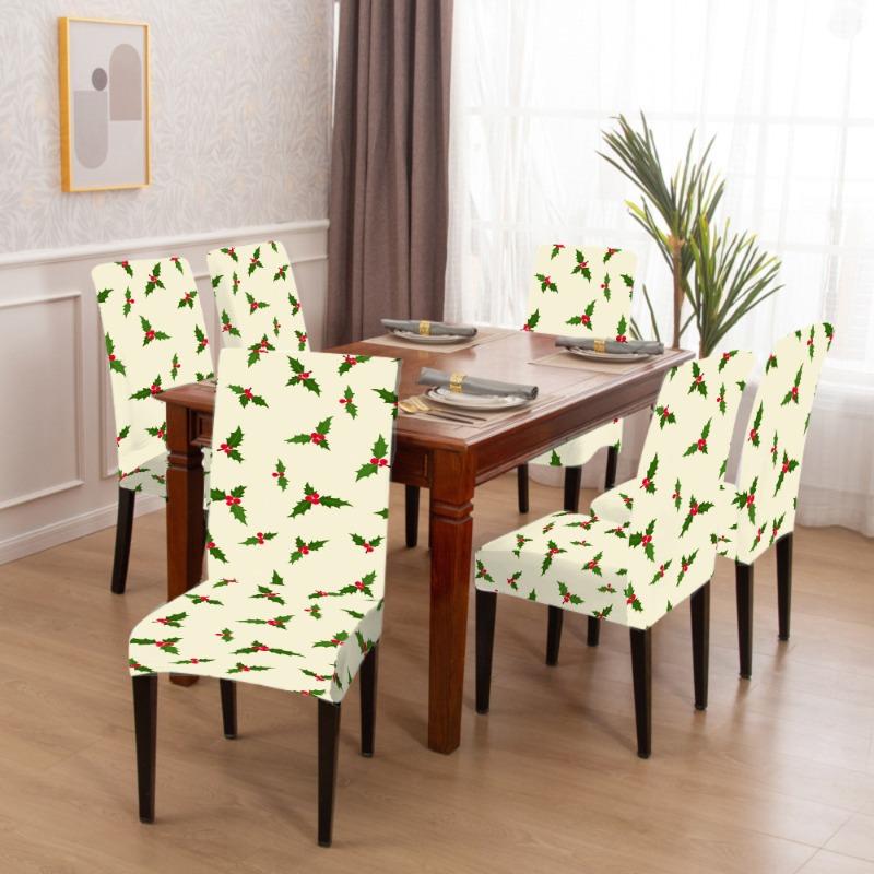 Milk-Silk Chair Cover Ins Style Printed Soft Dustproof Non-Slip Decorative Dining Cover Modern Minimalist Home Chair Protector