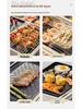 Portable Charcoal Grill Set: Outdoor Camping Barbecue Rack and Tools for Home Use