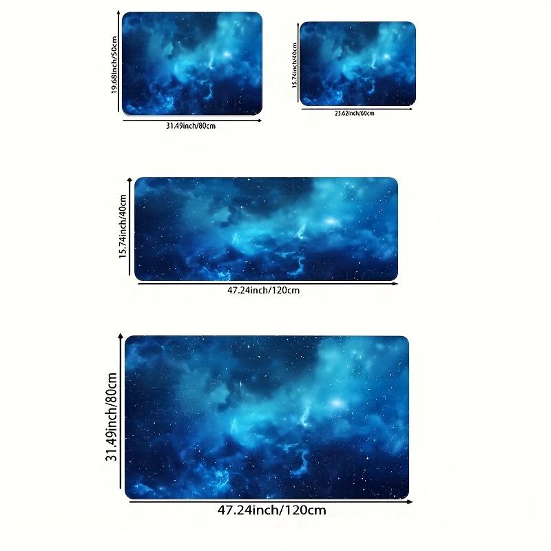 1Pcs Anti Fatigue Kitchen Rugs, Starry Sky  Print Waterproof Non-Slip Thick Cushioned Kitchen Mat Heavy Duty Comfort Standing Mat for Kitchen