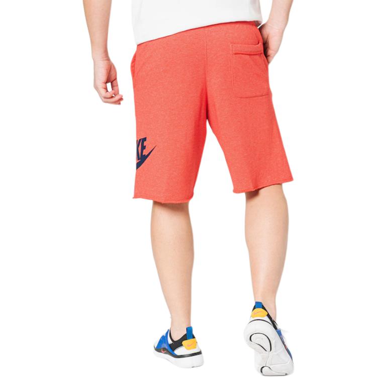 Nike Lace Letter Print Mid Waist Casual Shorts Men Shorts Red DM6817-657