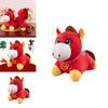 Traditional Horse Plush Toy With Pp Cotton Fill For Chinese New Year Celebration Gift