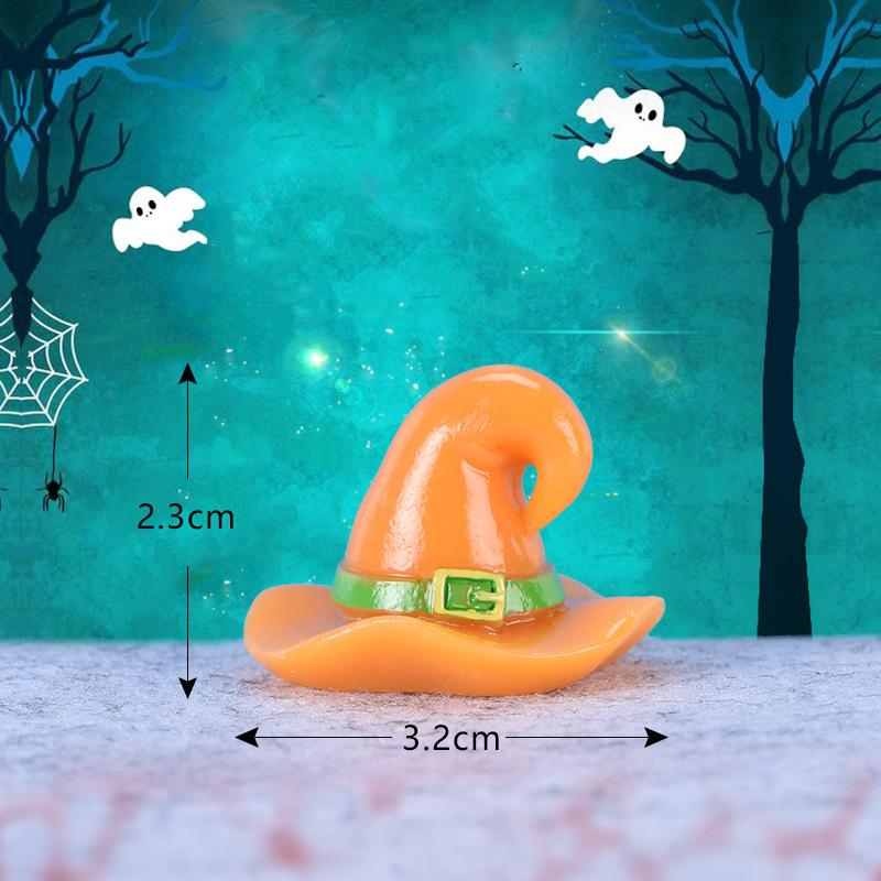 Micro-landscape Succulent Trinket Cute Pumpkin Lantern Ghost Vampire Keychain Halloween Trinket