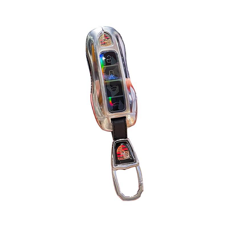 Compatible with Porsche Macan New Energy Key Case 2024/2025 Macan4 Jinchi EV Metal Shell