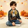 Kids Knit Halloween Print Top for Festive Occasions