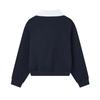 FILA Milano Series Fashionable Simple Classic Retro Sports Casual Comfortable Loose Pullover Long Sleeve Sweatshirt Women tops F11W625209F-BU