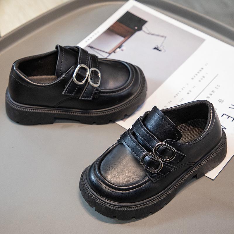 Spring and Autumn New Children's Performance Shoes Girls Soft Sole Comfortable Wear-resistant Leather Shoes