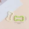 Zinc Alloy Bone Keychain Decoration Spring Operated Clasp Available In 6 Playful Color Options