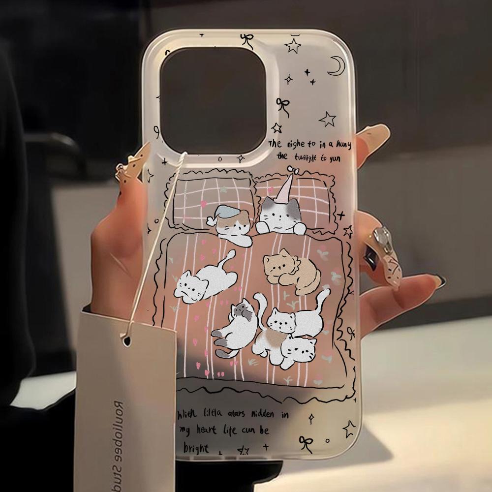 Cartoon Cute Puppy Phone Case For IPhone 15 16 13 11 12 14 17 Pro Max Funda Shockproof Soft Silicone Stylish Bumper Clear Cover