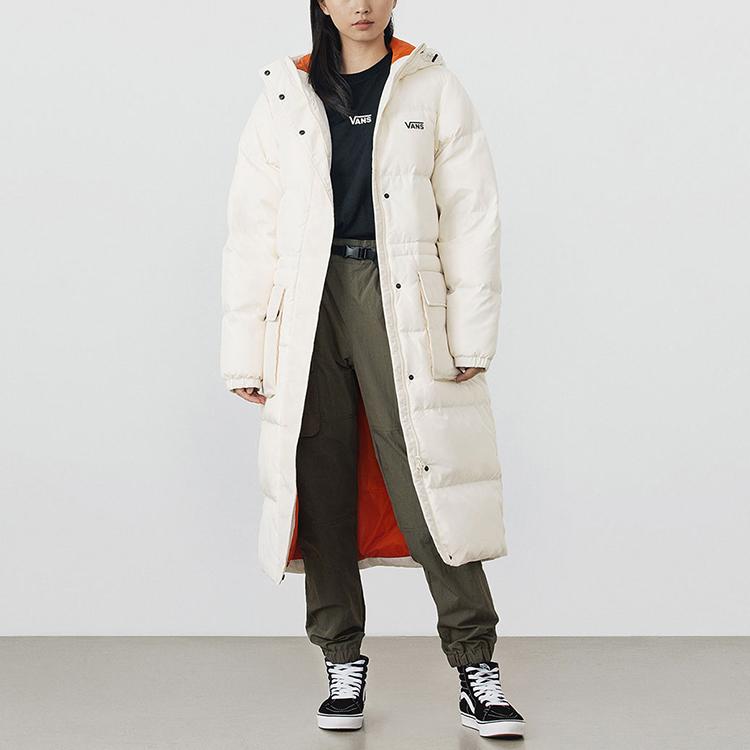 Vans Down Jackets Unisex White Hooded Moderate Other VN0A4UT93KS