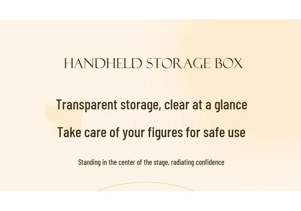 Rotating Labubu Plush Doll Display Box - Transparent Charm Stand for Blind Box Figurines
