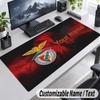 Custom Name Text Mouse Pad Benfica FC Personalized Desk Pad For Work And Gaming