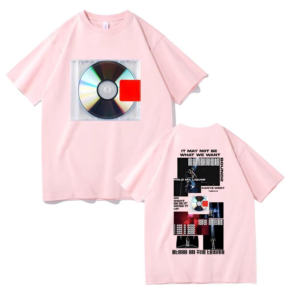 Rapper Kanye West Yeezus It May Not Be What We Want Album Cover Tshirt Unisexs Hip Hop Vintage T Shirt Male Oversized Streetwear