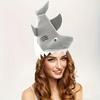 1Pc Carnival Style Halloween Costume Party Photo Prop Shark Hat Holiday Adult Party Hat