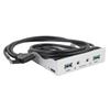 Floppy Drive Front Panel USB 3.0 Front Panel Hub 3.5 Inch 19 Pin To USB3.0 HD Sound Interface Panel for Computer Cases