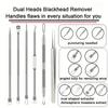 6Pcs Ultra-Precise Pimple Tweezers Set - Pro Acne and Blackhead Removal Tool -for Effective Face Care and Skin Purification