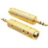 6.35mm (1/4 Inch) Female To 3.5mm (1/8 Inch) Male Audio Adapter