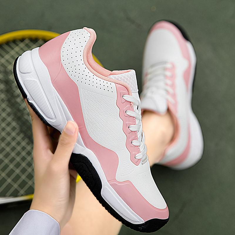 36-46 Couple Plus Size Shock-absorbing and Anti Slip Fashionable Sports and Leisure Shoes Badminton Shoes Tennis Shoes