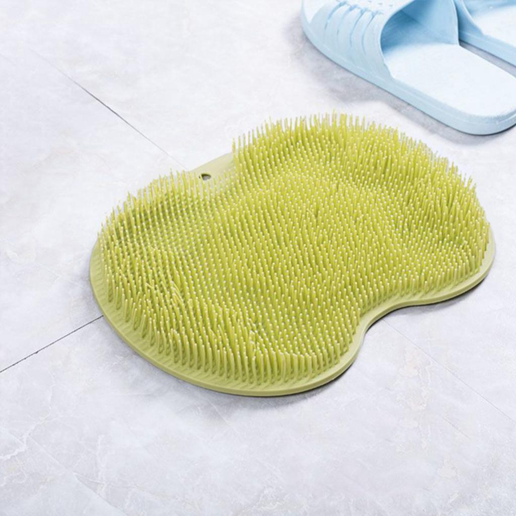 Silikonový exfoliační sprchový masážní škrabák Protiskluzová koupelová mycí podložka Kartáč na mytí nohou Koupelnová pomůcka Podložka Drbátko na záda S přísavkami Kartáče