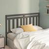 VidaXL Headboard Grey 146x4x100 Cm Solid Pine Wood 814096