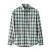 YOUNGOR Men's Plaid Flannel Long-Sleeve Shirt