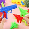 Hand Throwing Airplane Guns Toy for Outdoor Kids Launcher Plane Toy Goody Bag Filler Interactive Ejection Guns Party Toy