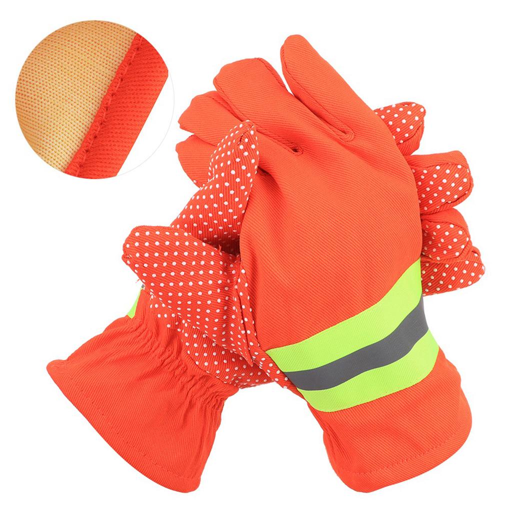 Feuerfeste Rutschfeste Feuerwehrhandschuhe Wasserdicht Atmungsaktiv Antistatisch Hitzebeständig Feuerwehrmann
