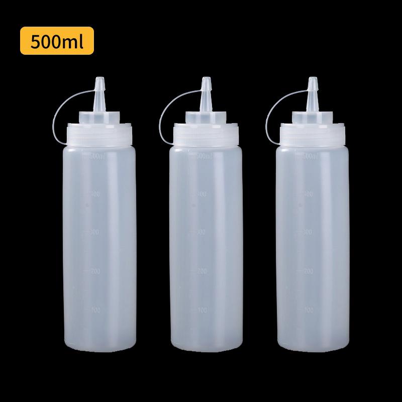 Squeeze Bottle With Nozzles Sauce Large Squeeze Condiment Bottles Ketchup Bbq Sauces Olive Oil Kitchen Gadget Twzh03