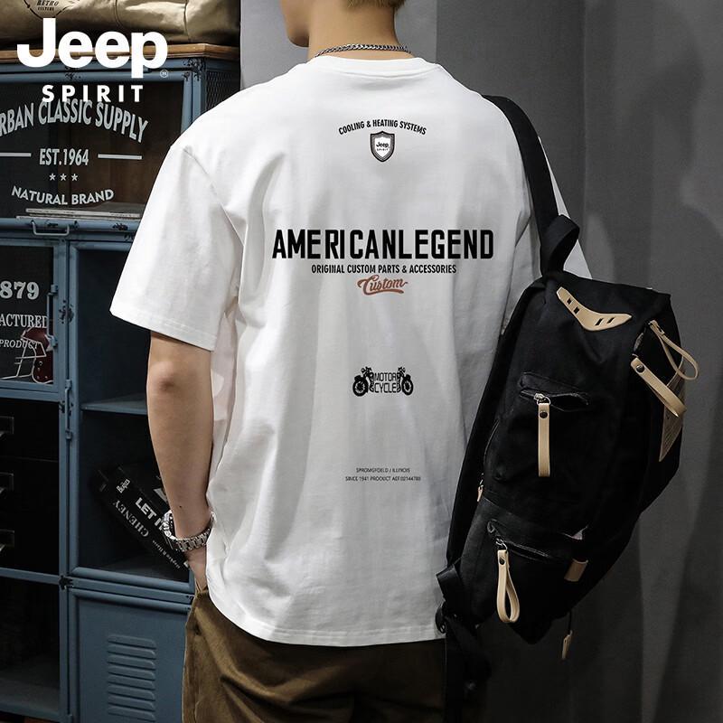 

JEEP SPIRIT Men s Retro Short Sleeve T-Shirt XL