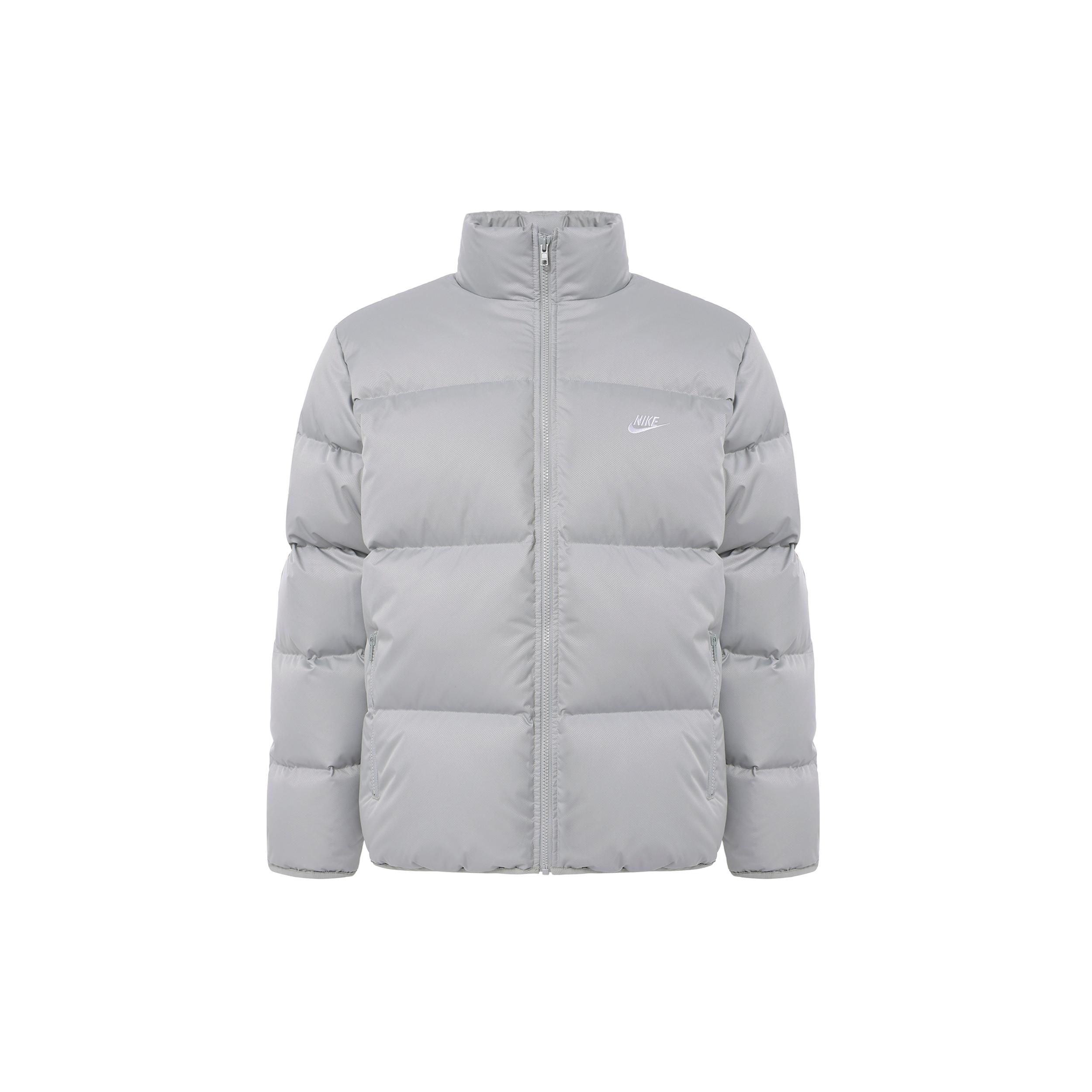 Мужская пуховая куртка Nike ClubTherma FIT Светло-дымчато-серая HQ5653-077 XL